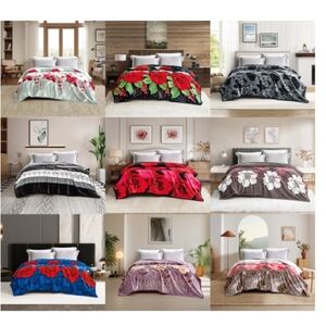 Floral Patterned Bedding Blanket